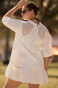 Load image into Gallery viewer, Daily Practice by Anthropologie Relaxed Tiered Mini Dress
