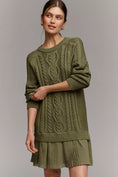 Load image into Gallery viewer, The Delphine Sweater Twofer Mini Dress
