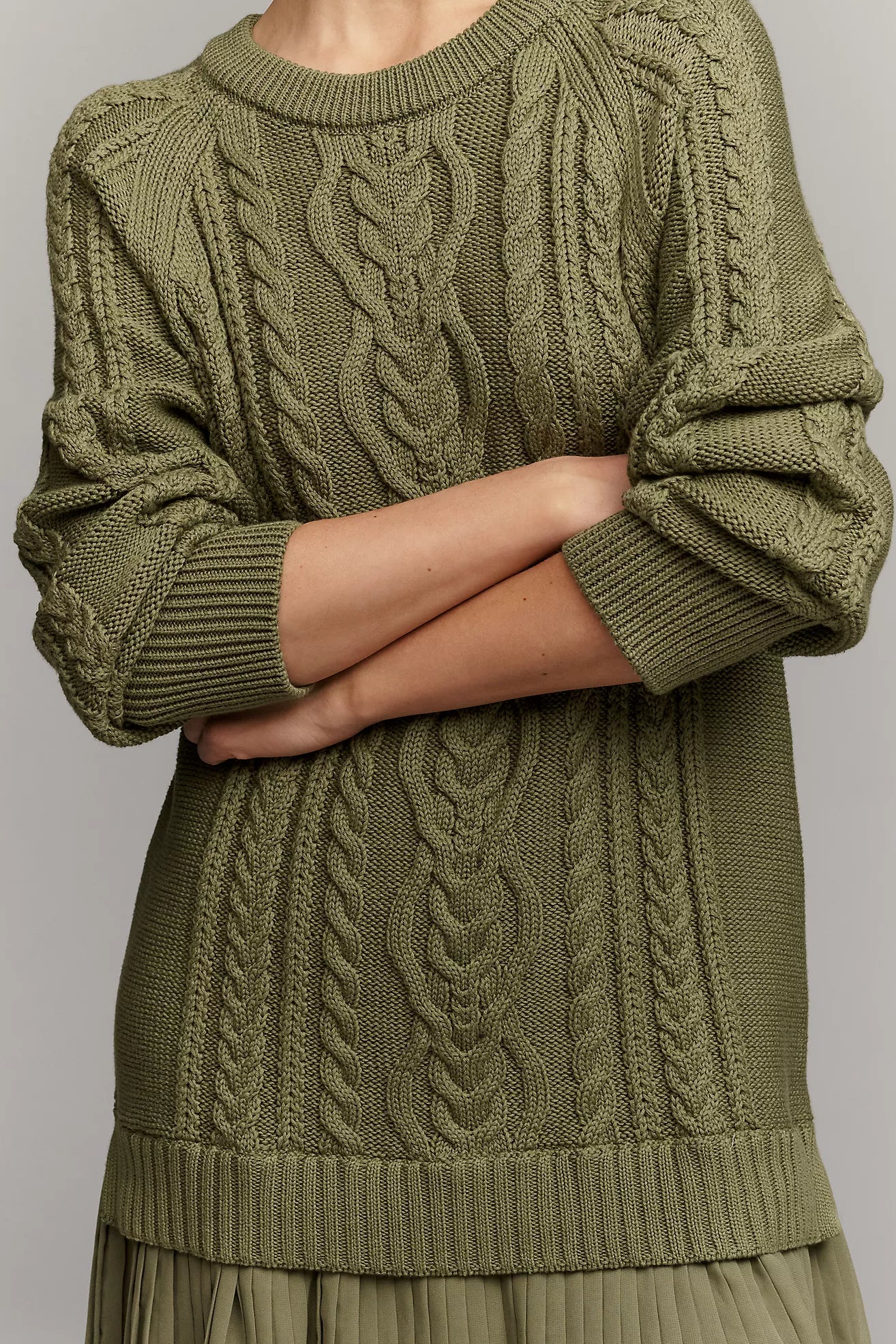 The Delphine Sweater Twofer Mini Dress