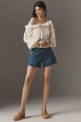 Load image into Gallery viewer, By Anthropologie Ruffled V-Neck Blouse
