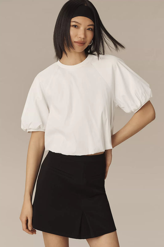 Maeve Short-Sleeve Crew-Neck Top