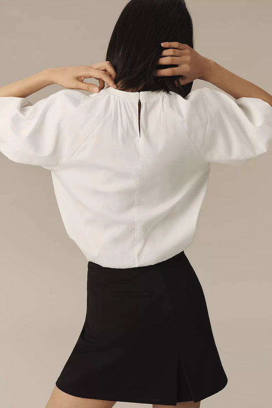 Maeve Short-Sleeve Crew-Neck Top