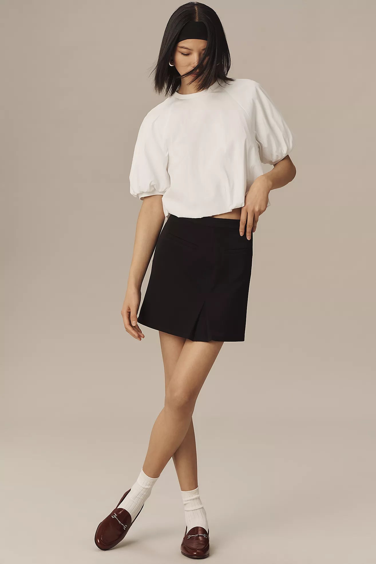 Maeve Short-Sleeve Crew-Neck Top