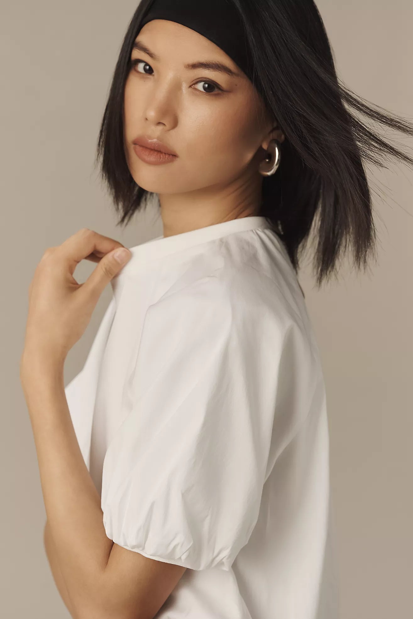 Maeve Short-Sleeve Crew-Neck Top