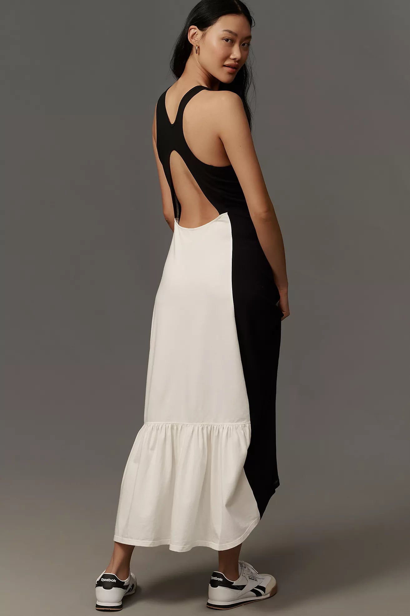 Daily Practice Colourblock Racer Midi Dress