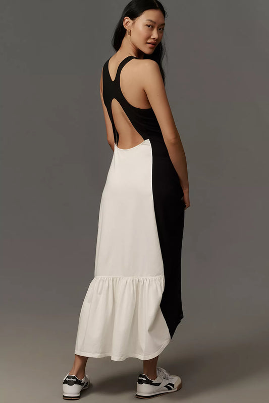 Daily Practice Colourblock Racer Midi Dress