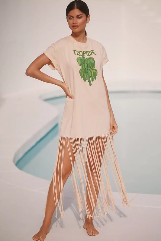 Farm Rio x Anthropologie Short-Sleeve Maxi Dress