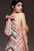 Load image into Gallery viewer, Pilcro Patchwork Halter Midi Dress
