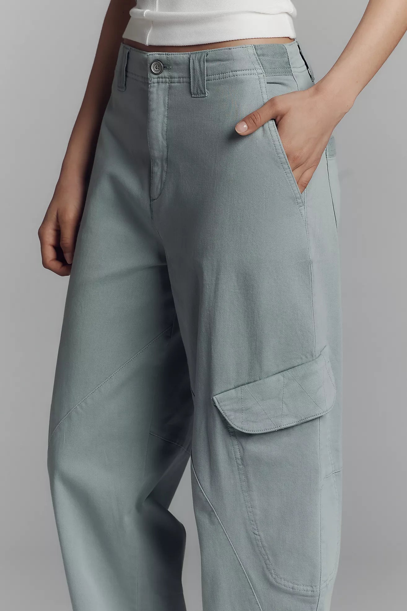 Pilcro Slouchy Utility Bow Pants