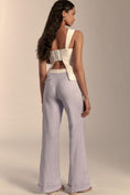 Load image into Gallery viewer, Maeve Linen Side-Button Trousers
