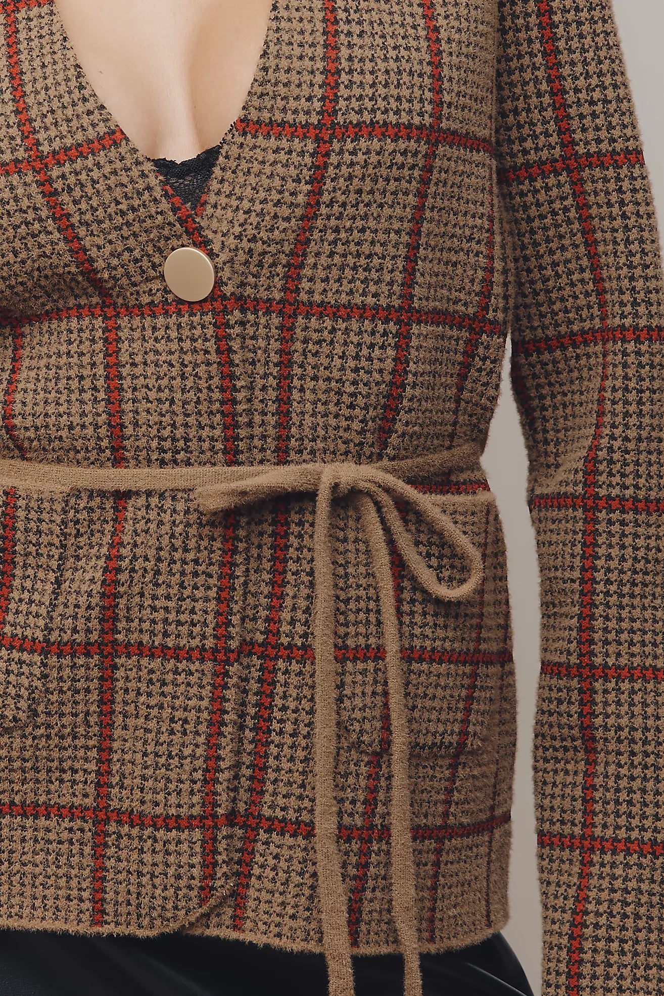 NVLT Houndstooth Knit Blazer