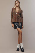 Load image into Gallery viewer, NVLT Houndstooth Knit Blazer
