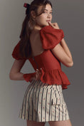 Load image into Gallery viewer, By Anthropologie Pleated Printed Shorts
