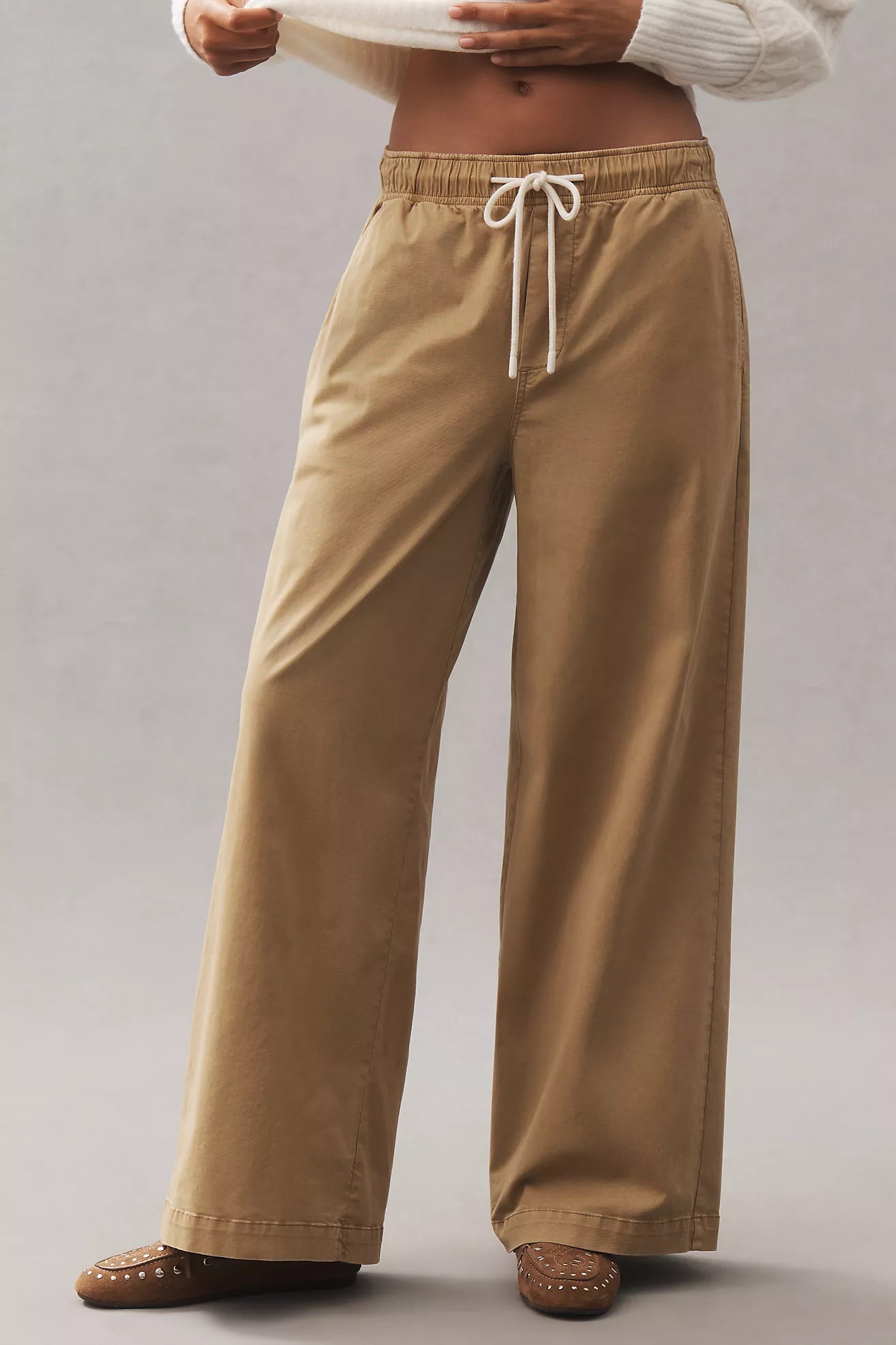 Pilcro Tie-Waist Pull-On Pants