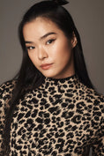 Load image into Gallery viewer, The Annalise Maeve Mock Neck Mini Shift Dress
