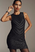 Load image into Gallery viewer, By Anthropologie Sequin Mini Dress
