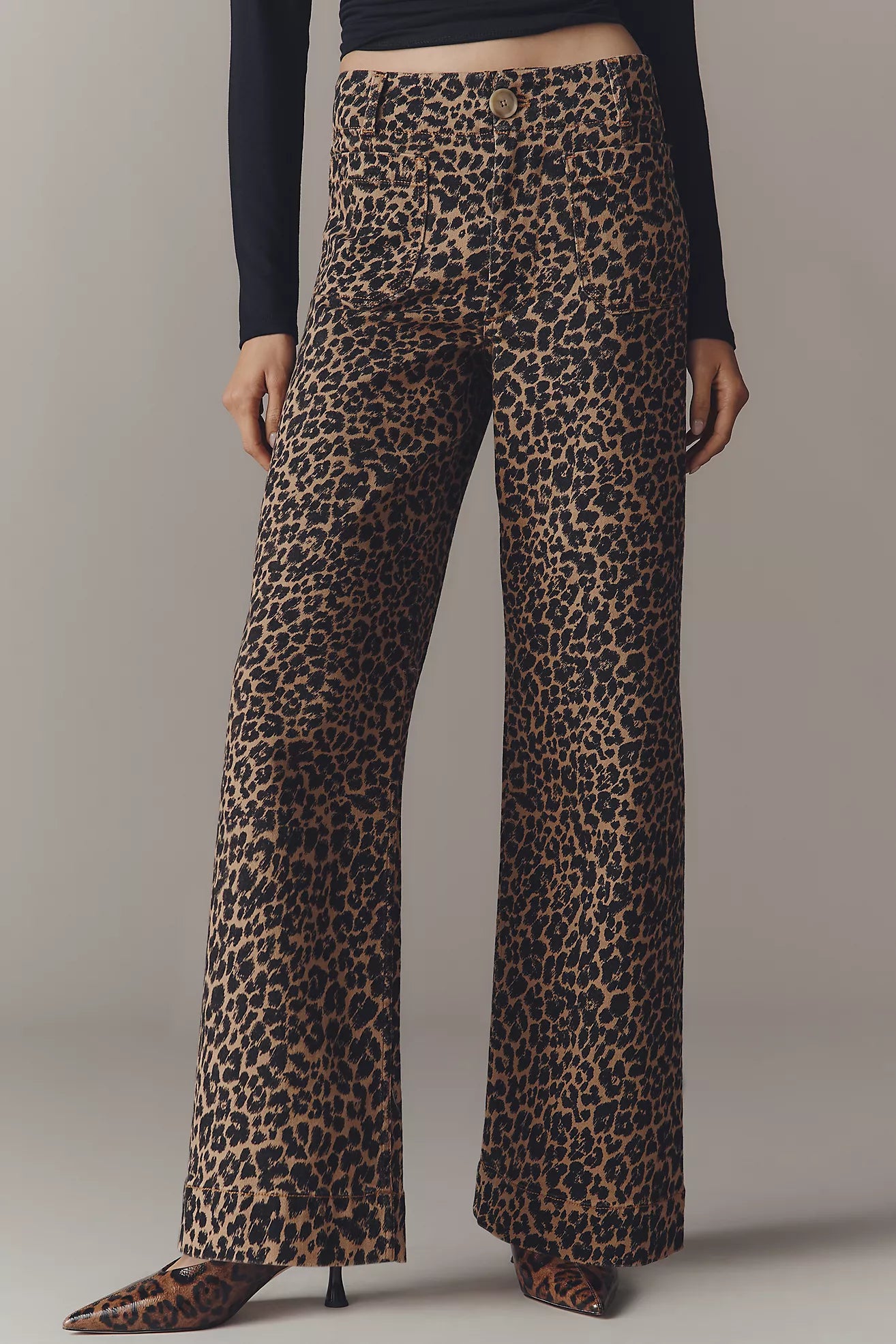 The Colette Full-Length Wide-Leg Jeans by Maeve