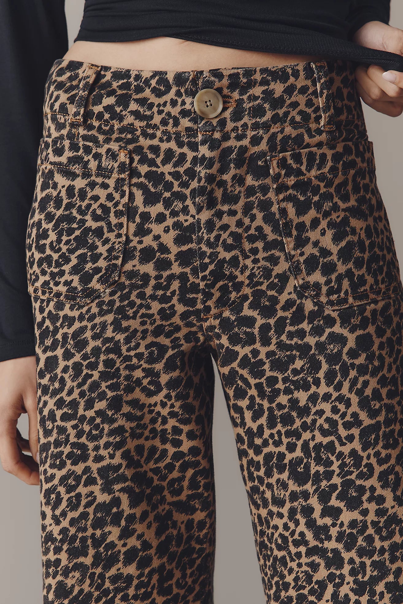 The Colette Full-Length Wide-Leg Jeans by Maeve