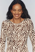 Load image into Gallery viewer, By Anthropologie Long-Sleeve Maxi Slip Dress
