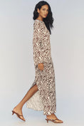 Load image into Gallery viewer, By Anthropologie Long-Sleeve Maxi Slip Dress

