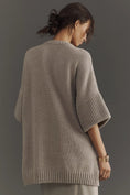 Load image into Gallery viewer, Pilcro Oversized Short-Sleeve Sweater Tunic
