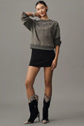 Load image into Gallery viewer, Pilcro Embellished Graphic Sweatshirt
