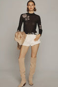 Load image into Gallery viewer, Maeve Sheer Floral Sweater
