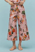 Load image into Gallery viewer, Maeve High-Rise Printed Crop Wide-Leg Pants
