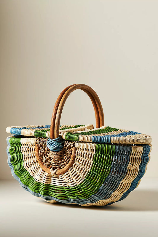 Nina Handwoven Picnic Basket