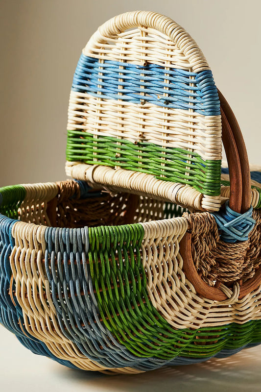Nina Handwoven Picnic Basket