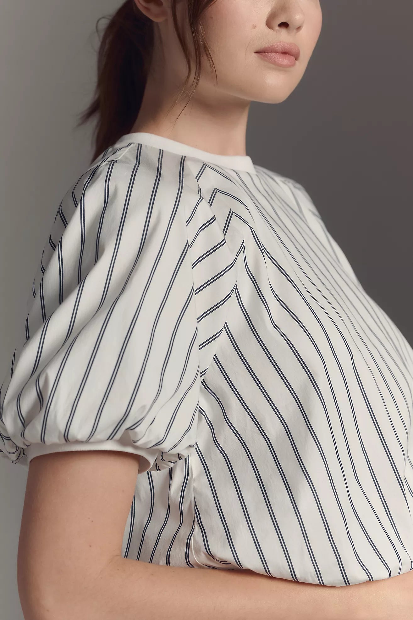 Maeve Short-Sleeve Crew-Neck Top