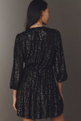 Load image into Gallery viewer, PAIGE Gianetta V-Neck Sequin Mini Dress
