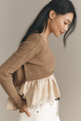 Load image into Gallery viewer, By Anthropologie Twofer Sweater Peplum Blouse
