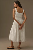 Load image into Gallery viewer, Vineet Bahl Scoop-Neck Lace Midi Dress
