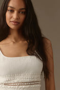 Load image into Gallery viewer, Vineet Bahl Scoop-Neck Lace Midi Dress
