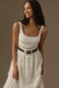 Load image into Gallery viewer, Vineet Bahl Scoop-Neck Lace Midi Dress
