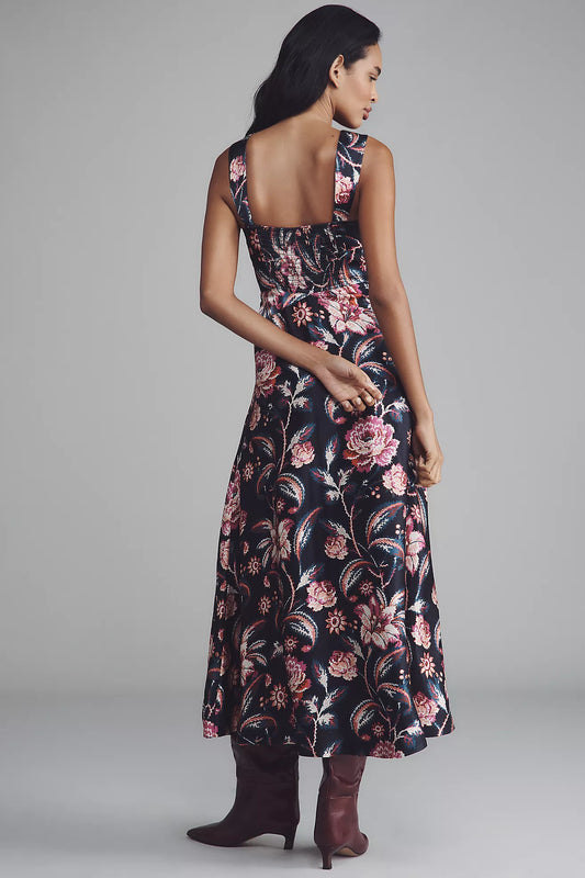 The Jocelyn Sleeveless Slip Midi Dress by Maeve