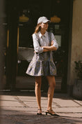 Load image into Gallery viewer, By Anthropologie Long-Sleeve Collared Twofer Flounce Mini Dress
