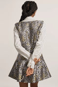 Load image into Gallery viewer, By Anthropologie Long-Sleeve Collared Twofer Flounce Mini Dress
