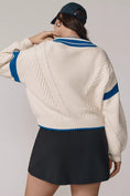 Load image into Gallery viewer, Maeve V-Neck Cable Pullover Sweater
