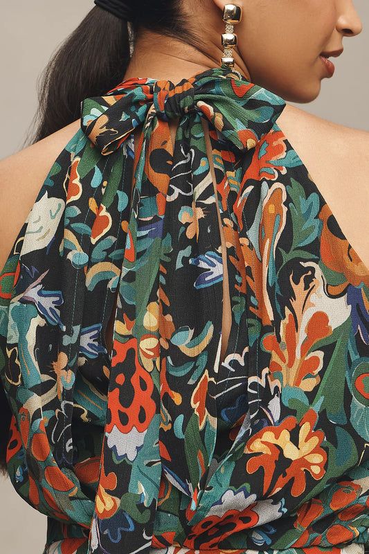 Bl-nk Elainne Halter Midi Dress