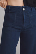 Load image into Gallery viewer, The Colette Crop High-Rise Wide-Leg Jeans by Maeve
