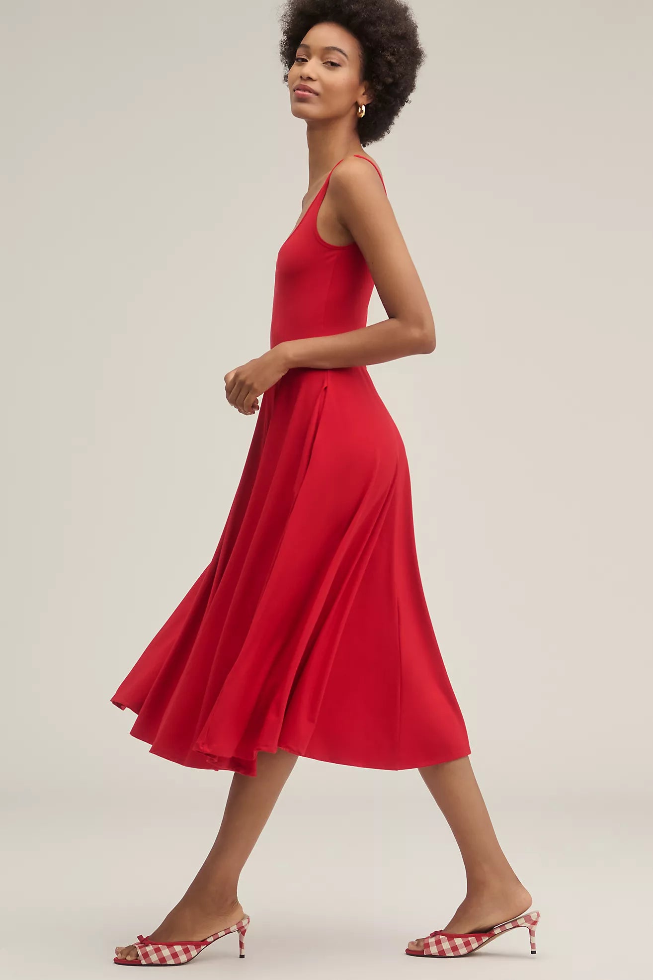 Reformation Rou Sleeveless Knit Midi Dress