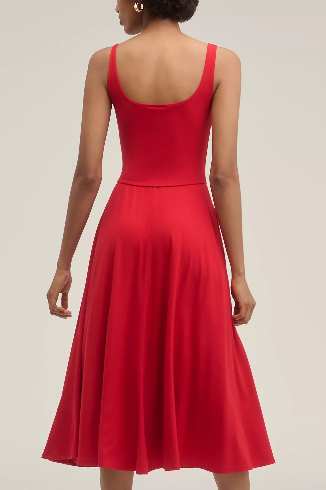 Reformation Rou Sleeveless Knit Midi Dress