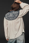 Load image into Gallery viewer, Pilcro Puff-Sleeve Buttondown Blouse
