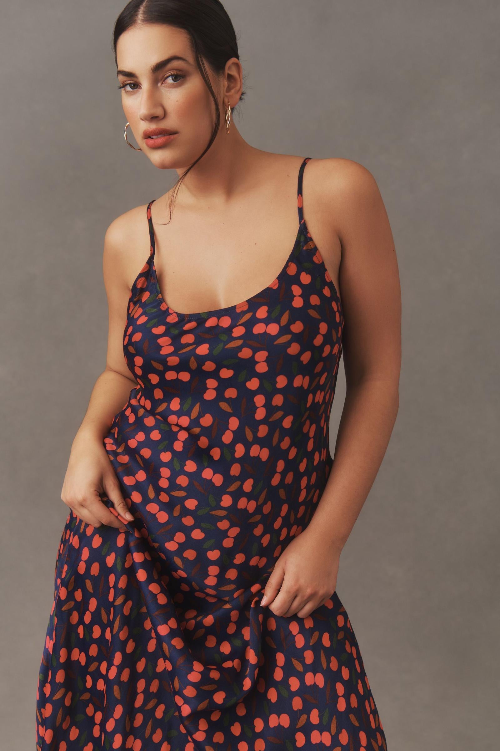 Conditions Apply Elva Printed Midi Slip Dress