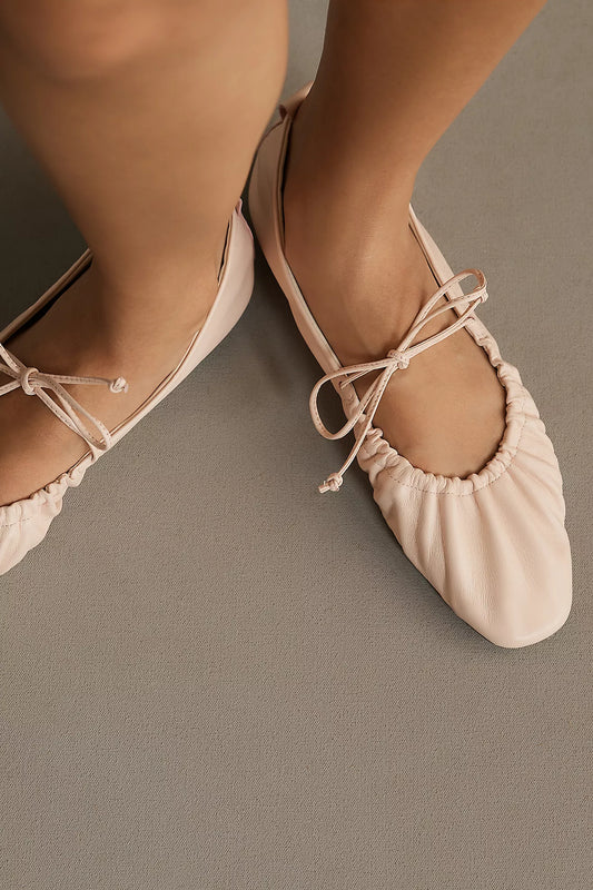 Tie Ballet Flats