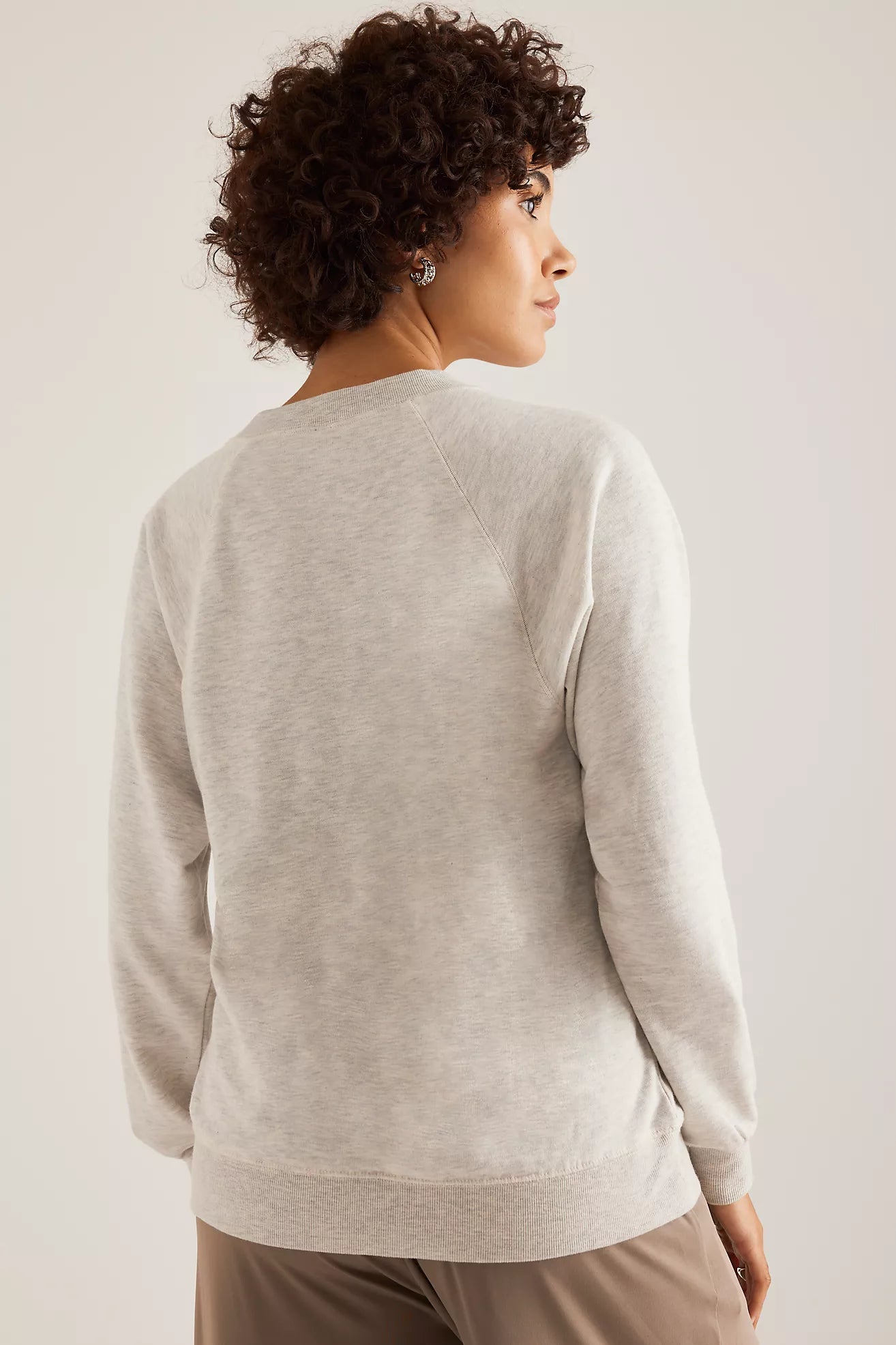 By Anthropologie Crew-Neck Graphic Sweatshirt-Cowboy