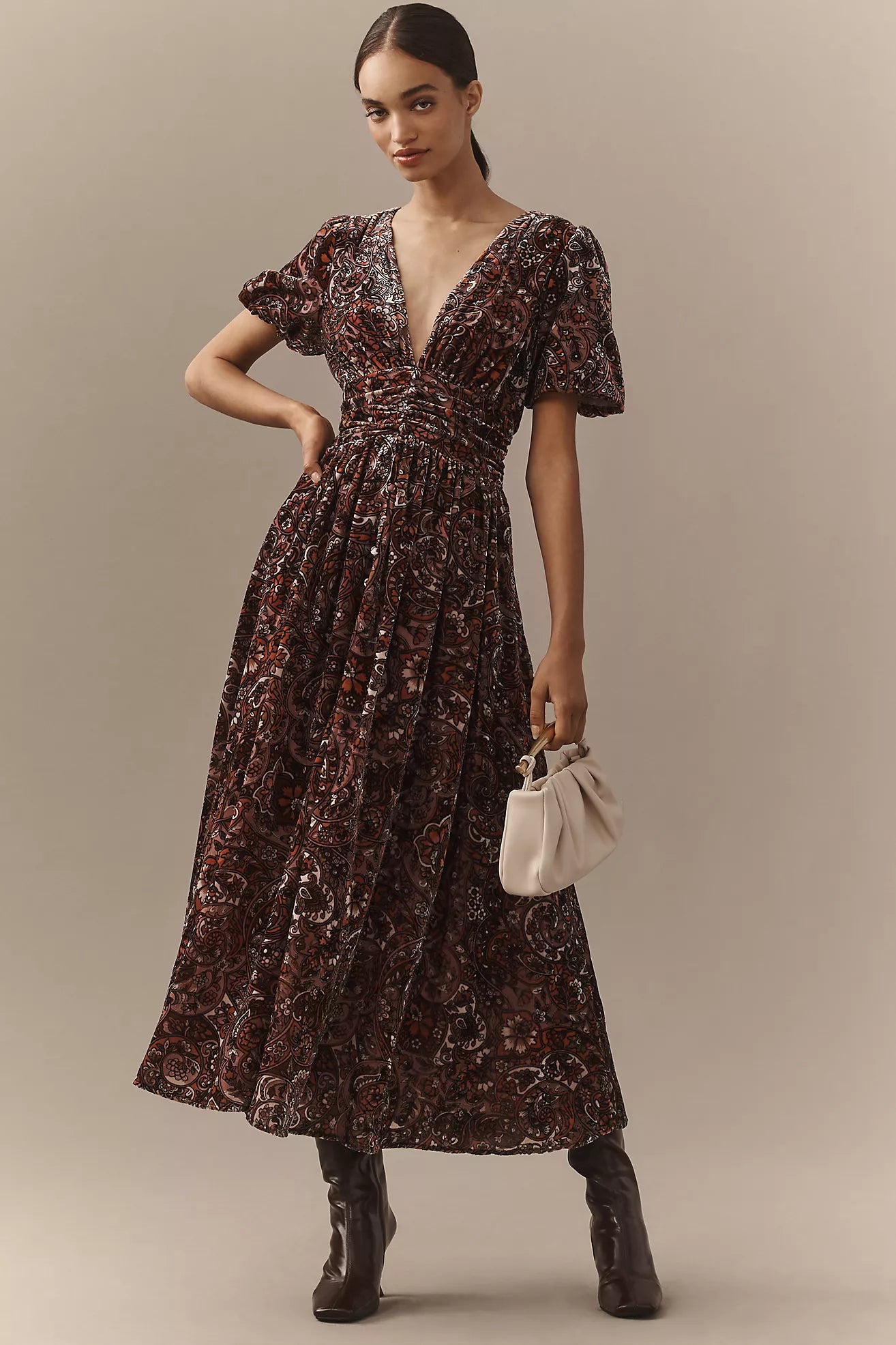 The Katerina Button-Front Dress: Velvet Edition