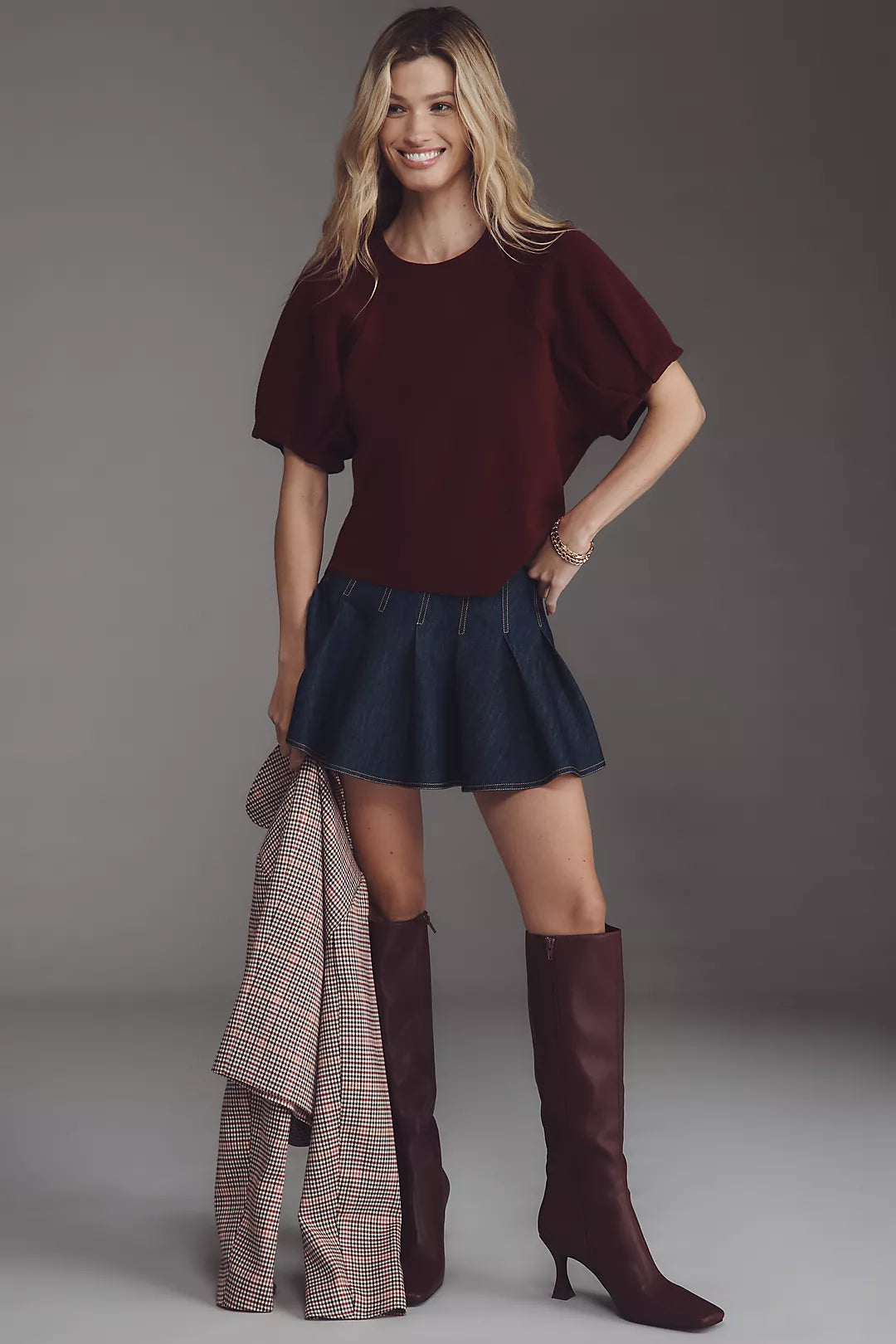 By Anthropologie Crew-Neck Sweater Tee